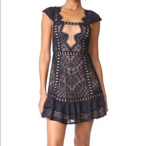 For Love and Lemons Emerie Mini Dress